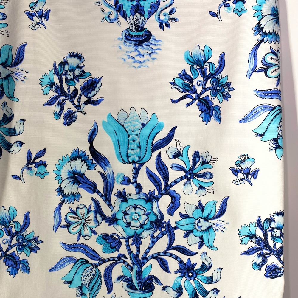 Talbots NWT’s Skirt, Mini, Pencil, Blue and White, Size 6 - Picture 3 of 11